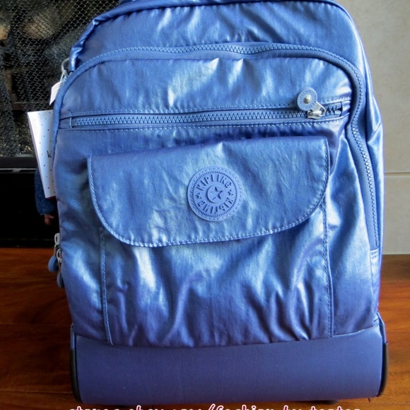 sanaa metallic rolling backpack